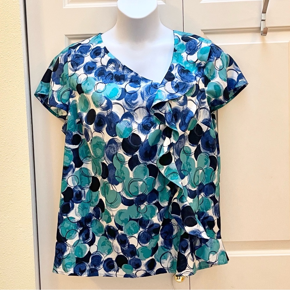 Lane Bryant ruffled blouse